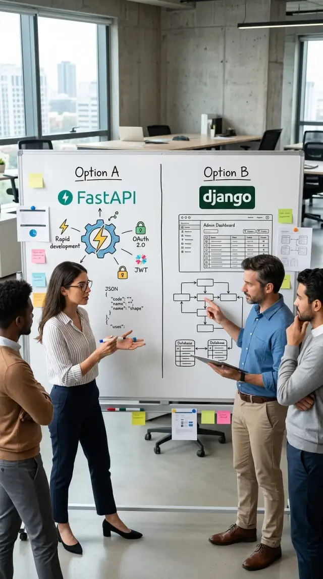 FastAPI vs Django for internal platform team choices