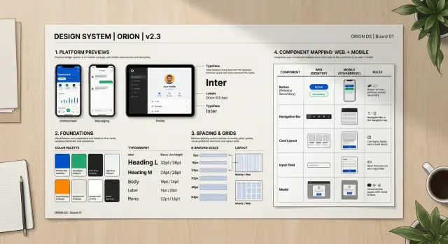 Mobile design tokens when web products keep changing