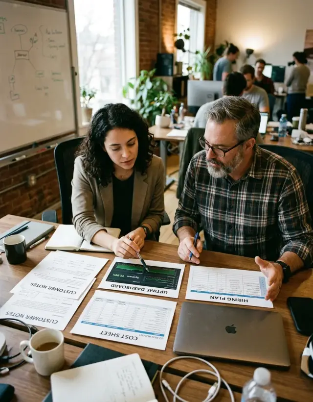 Technical mentorship for startups after the first ten customers