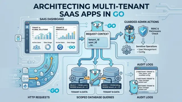 Go libraries for multi tenant SaaS apps that cut risk