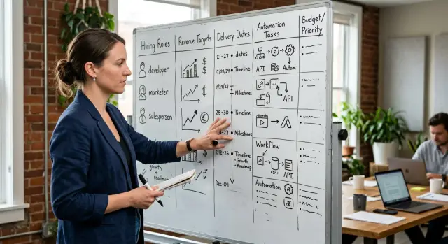 Slow hiring plan after a round: how to defend it well