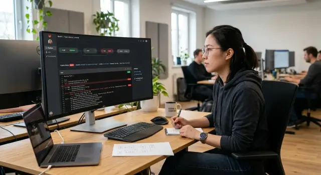 Readable CI logs that help engineers fix failures fast