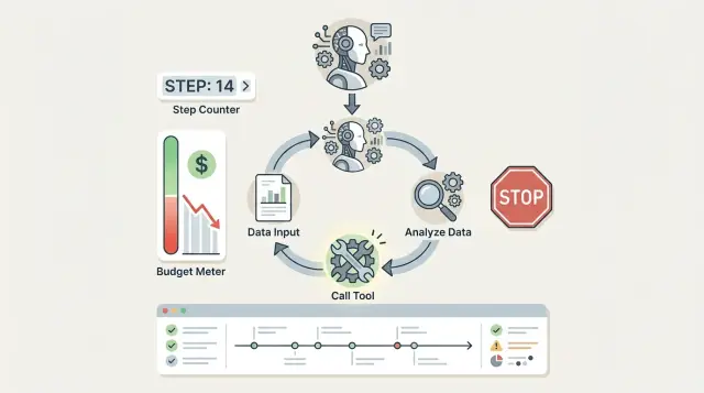 Cost caps for AI agents that call tools in loops safely