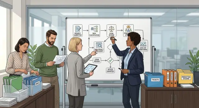 AI data access policy for docs, tickets, and systems