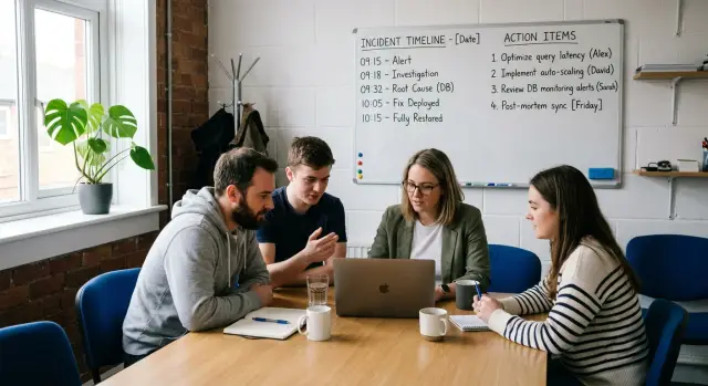 Incident review template for startups teams will use