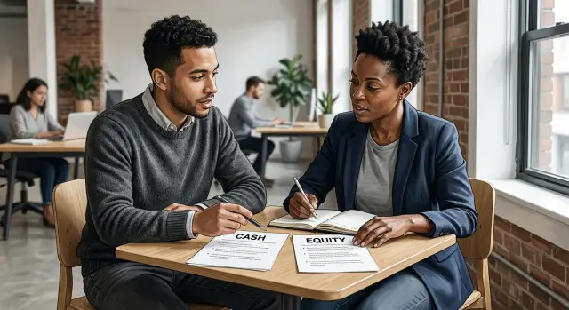 Equity or cash for a fractional CTO: how to decide