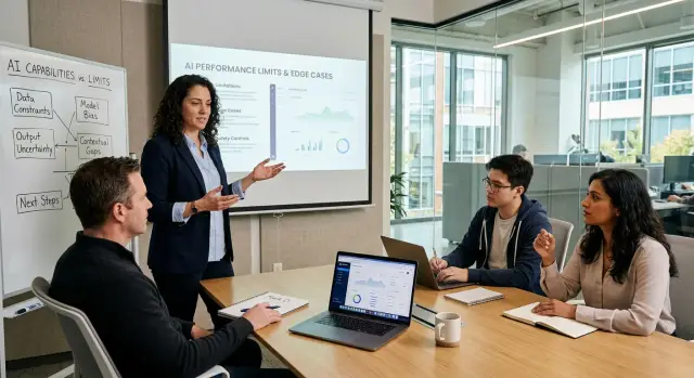 Talk about AI limits in sales calls and board updates