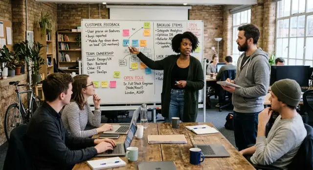 Founder-led technical team after first customer wins