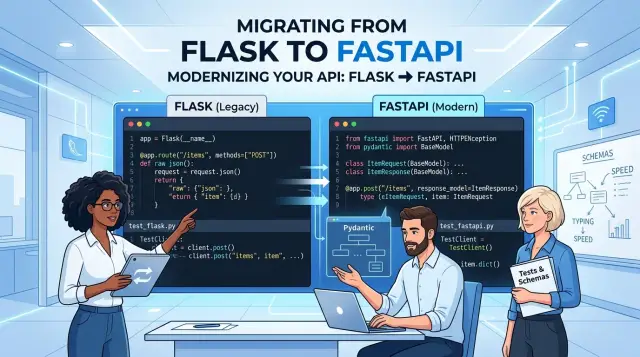 Flask to FastAPI migration for typed APIs without a rewrite