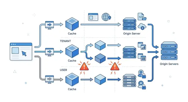 Edge caching personalized content without leaking data