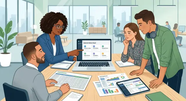 Internal admin panel first: when it beats another SaaS