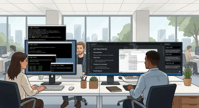 Shared dev environment for people and AI assistants