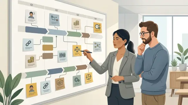 Product roadmap business value starts with manual work