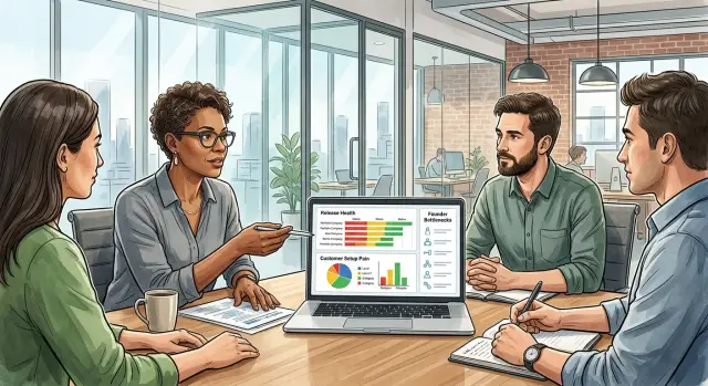 Accelerator portfolio delivery risk: a monthly view