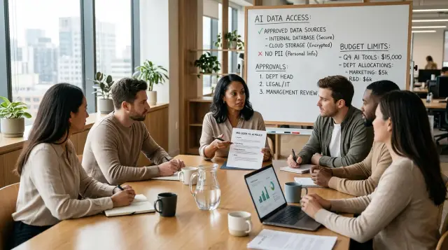 AI operating rules for a 50-person company that work