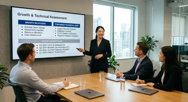 How to explain technical debt to investors clearly