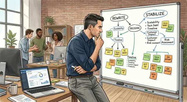 Stop rebuilding your MVP: when to stabilize architecture