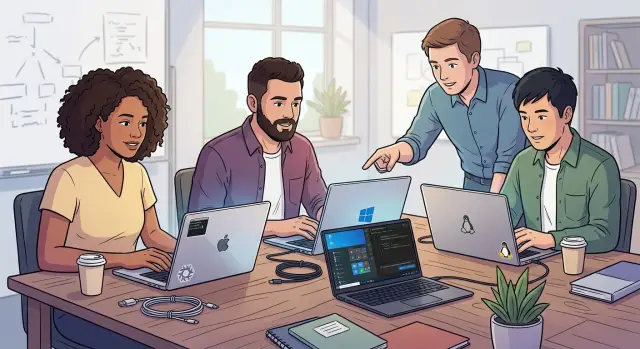 Nix shells vs dev containers for mixed team onboarding