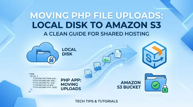 PHP file storage libraries for local disks, S3, and moves