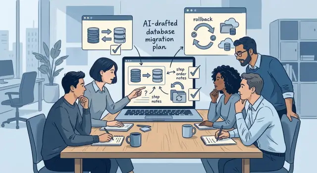 AI migration plan: let AI draft, let humans decide