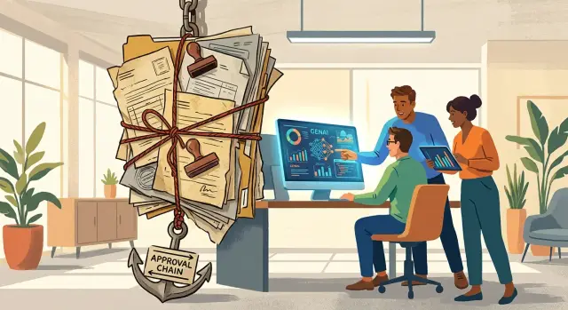 AI migration trap: old sign-off chains slow teams down