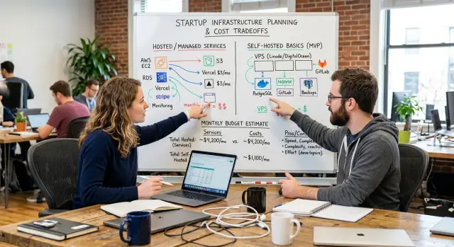 Startup infrastructure costs that stay low while you ship