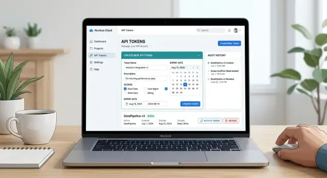Customer API tokens that expire, rotate, and stay scoped