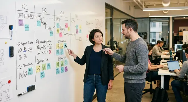 Capital efficient technical roadmap for small teams