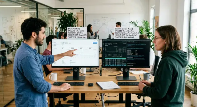 Managed database vs self hosted Postgres for SaaS teams