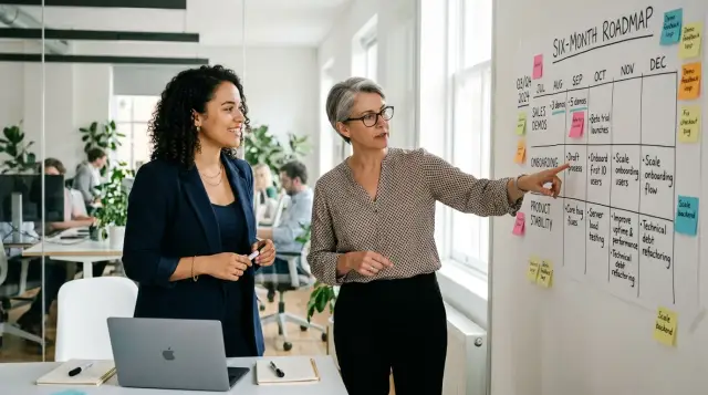 Six-month technical plan for a roadshow: what to fix first