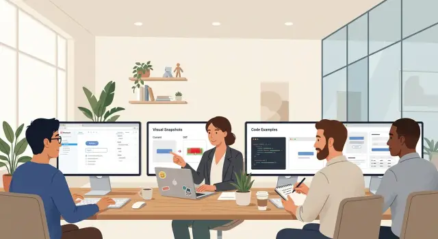 Component review process that catches UI drift early