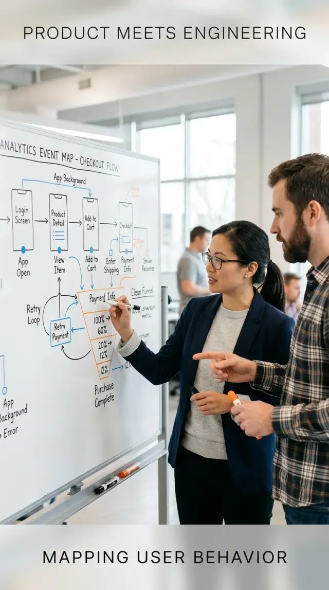 Mobile analytics event naming for product and engineering