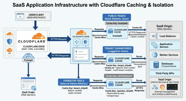 Cloudflare cache keys for SaaS apps with safe variants