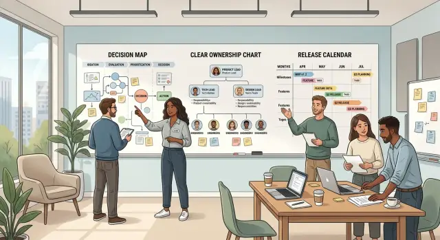 Product operating model for steadier team delivery