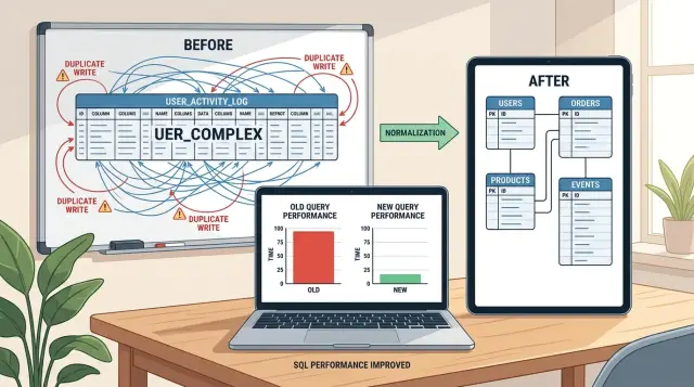 Database performance optimization starts in your data model
