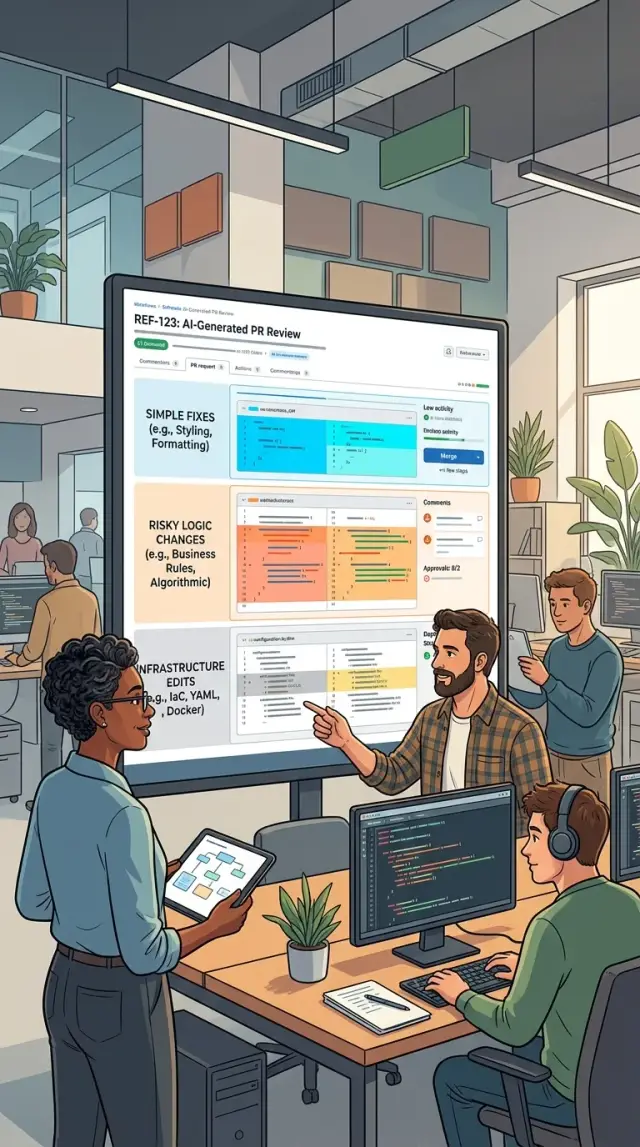 Review lanes for AI-generated code in mixed seniority teams