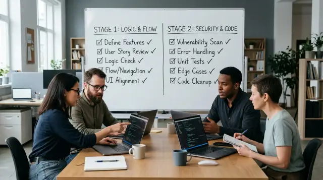 Two-pass code review for faster, safer team feedback