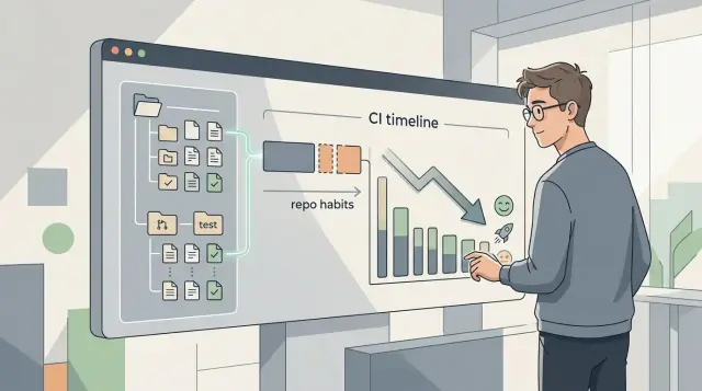 Speed up CI builds with better repo habits, not bigger runners