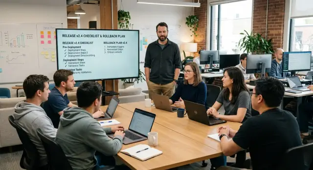 Release approval handover without slowing the team