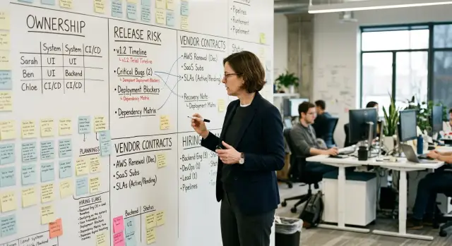 Interim CTO before hiring: fix ownership and release risk