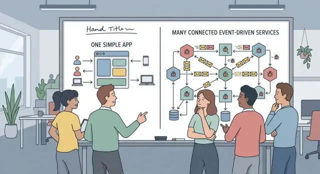 Event-driven architecture before product-market fit