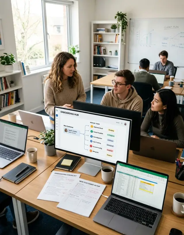 Customer onboarding process slows after early wins