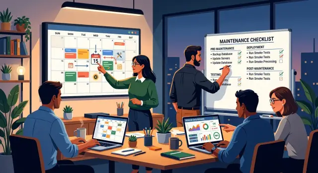 Patch windows for SaaS teams with a calm update rhythm