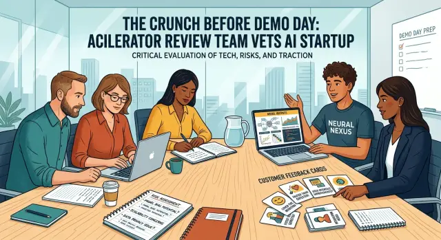 AI startup pitch checklist for accelerators before demo day