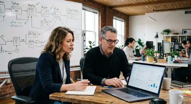 Executive technical help for an agency-built product