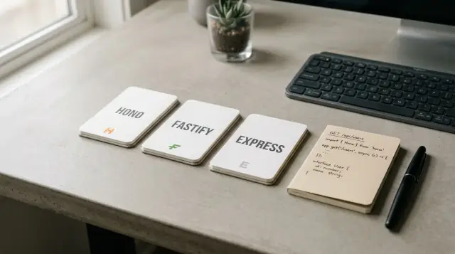Hono vs Fastify vs Express for lean TypeScript APIs