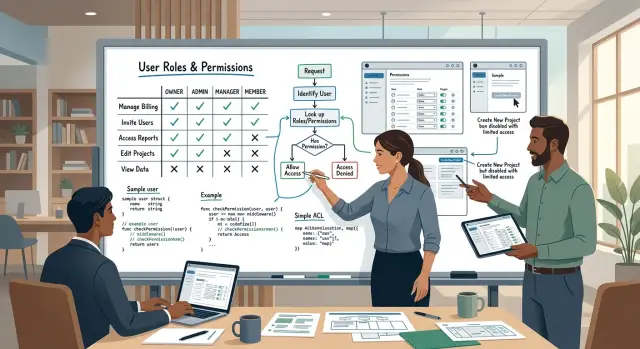 Go RBAC and permission libraries for B2B products