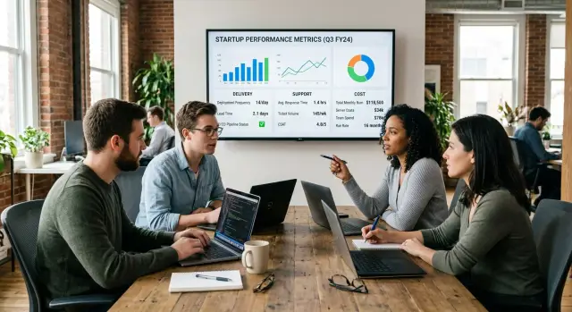Fundraising metrics for small tech teams that show growth