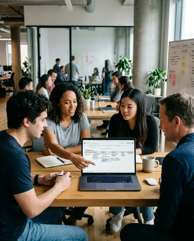 Decision logs that stop repeat architecture arguments