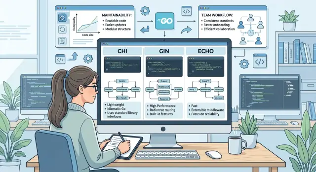 Chi vs Gin vs Echo for Go services: pick the right router